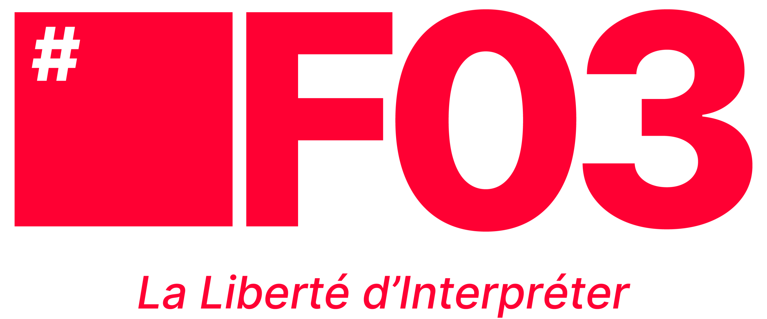 Logo Média #F03